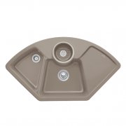 Мийка для кухні Villeroy & Boch Solo Corner 107,5х60 см кераміка timber 670801TR