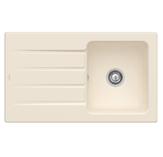 Мойка для кухни Villeroy & Boch Architectura 50 86х51 см керамика ivory 335001FU