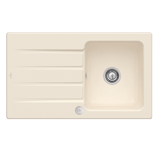 Мийка для кухні Villeroy & Boch Architectura 50 86х51 см кераміка ivory 335002FU
