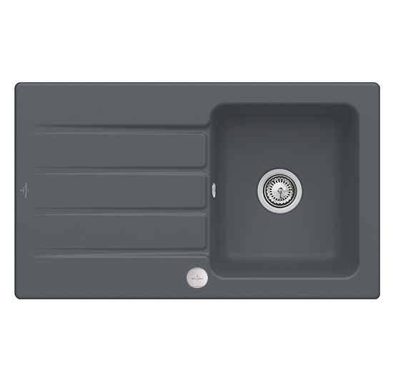 Мойка для кухни Villeroy & Boch Architectura 50 86х51 см керамика graphite 335002i4