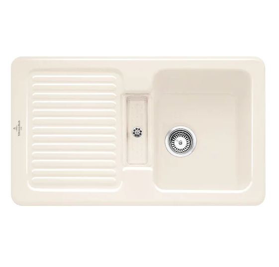Мойка для кухни Villeroy & Boch Condor 50 86х51 см керамика crema 673201KR