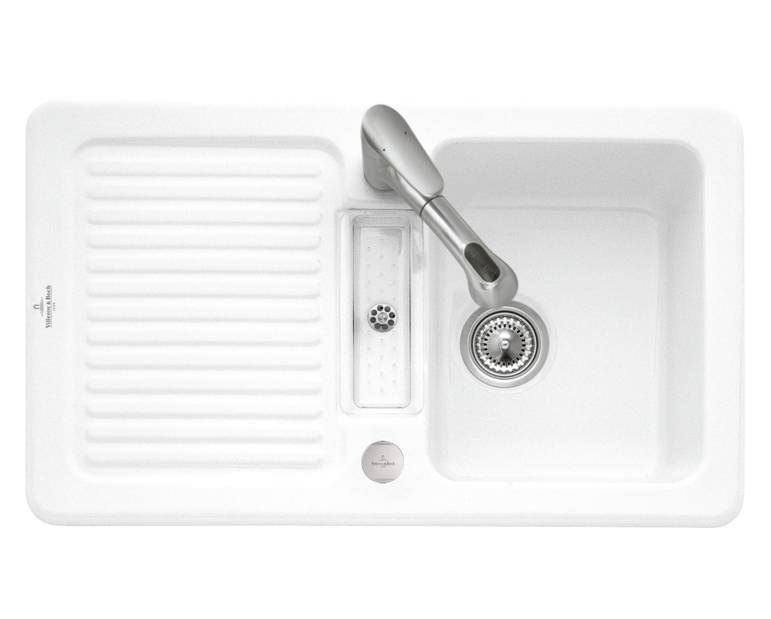 Мойка для кухни Villeroy & Boch Condor 50 86х51 см керамика white alpin 673202R1