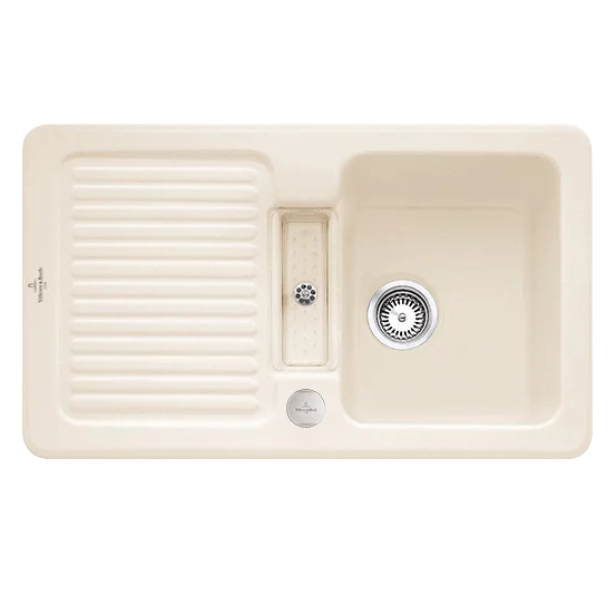 Мойка для кухни Villeroy & Boch Condor 50 86х51 см керамика ivory 673202FU
