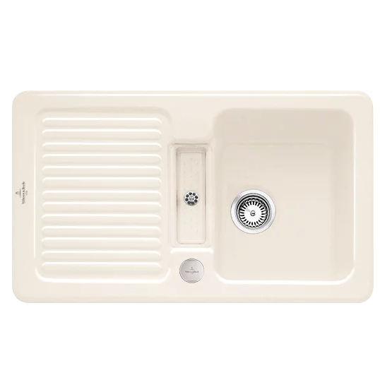 Мойка для кухни Villeroy & Boch Condor 50 86х51 см керамика crema 673202KR