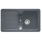 Мийка для кухні Villeroy & Boch Condor 50 86х51 см кераміка graphite 673202i4