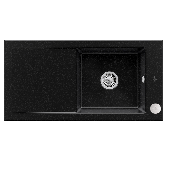 Мийка для кухні Villeroy & Boch Timeline 60 100х51 см кераміка сhromit 679002J0