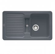 Мийка для кухні Villeroy & Boch Condor 50 86х51 см кераміка graphite 673201i4