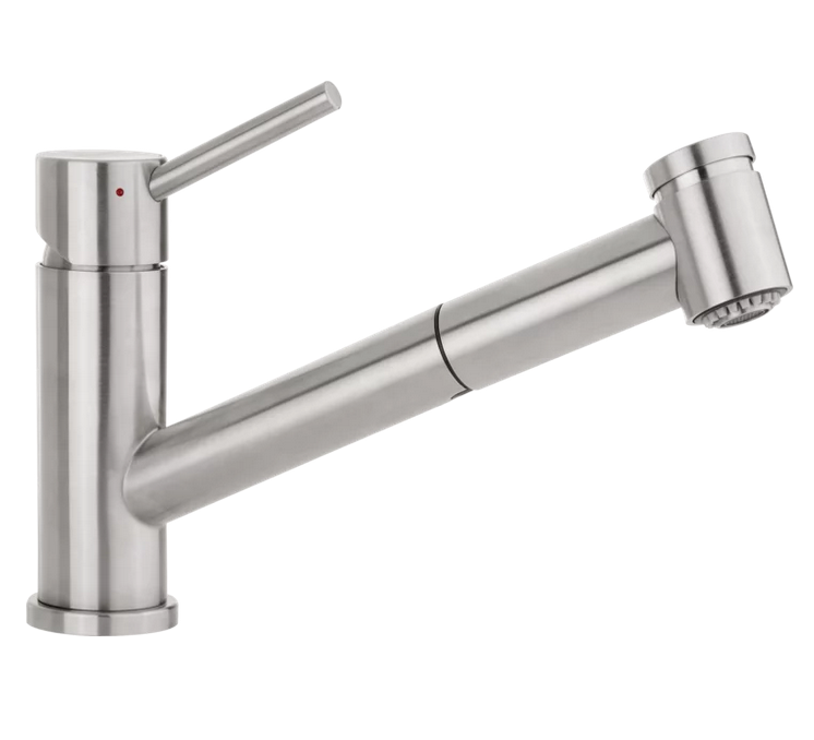 Смеситель для кухни Villeroy & Boch Como Switch с выдвижной лейкой сплошная нержавеющая сталь 927200LC