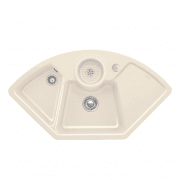 Мойка для кухни Villeroy & Boch Solo Corner 107,5х60 см керамика crema 670802KR