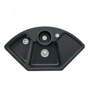 Мойка для кухни Villeroy & Boch Solo Corner 107,5х60 см керамика ebony 670802S5