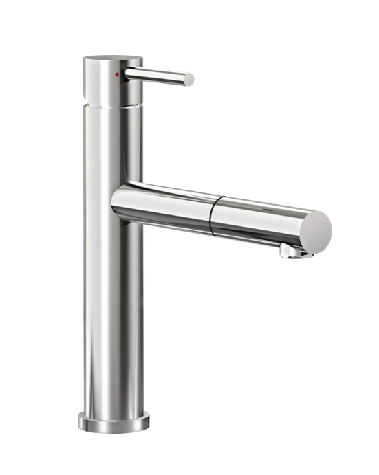 Змішувач для кухні Villeroy & Boch Como Sky Shower з висувною лійкою нержавіюча сталь полірована 927900LE