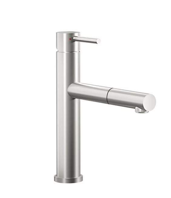 Смеситель для кухни Villeroy & Boch Como Sky Shower с выдвижной лейкой сплошная нержавеющая сталь 927900LC