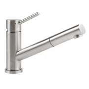 Смеситель для кухни Villeroy & Boch Como Shower Window с выдвижной лейкой сплошная нержавеющая сталь 925800LC