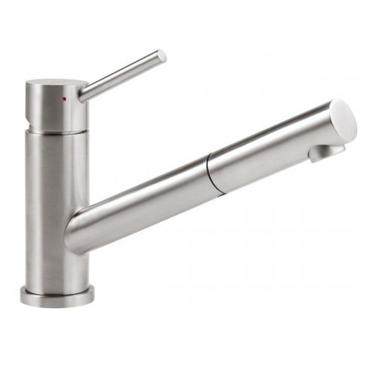 Смеситель для кухни Villeroy & Boch Como Shower Window с выдвижной лейкой сплошная нержавеющая сталь 925800LC