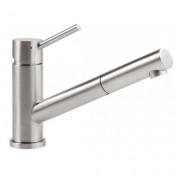Змішувач для кухні Villeroy & Boch Como Shower Window з висувною лійкою суцільна нержавіюча сталь 925800LC