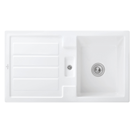 Мойка для кухни Villeroy & Boch Flavia 50 90х51 см керамика white alpin 330501R1