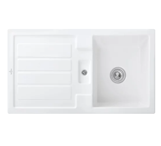 Мойка для кухни Villeroy & Boch Flavia 50 90х51 см керамика stone white 330501RW