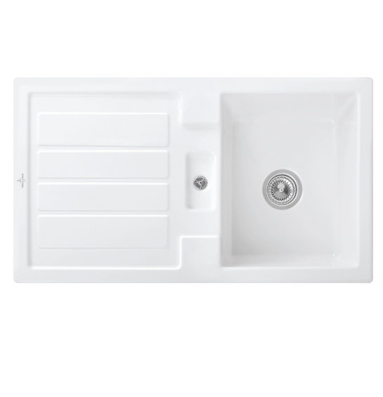 Мойка для кухни Villeroy & Boch Flavia 50 90х51 см керамика snow white 330501KG