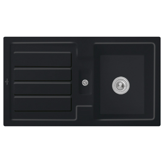 Мойка для кухни Villeroy & Boch Flavia 50 90х51 см керамика ebony 330501S5