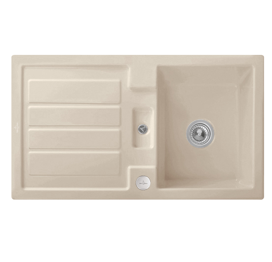 Мийка для кухні Villeroy & Boch Flavia 50 90х51 см кераміка almond 330502AM
