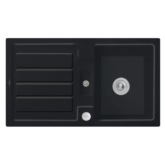 Мойка для кухни Villeroy & Boch Flavia 50 90х51 см керамика ebony 330502S5