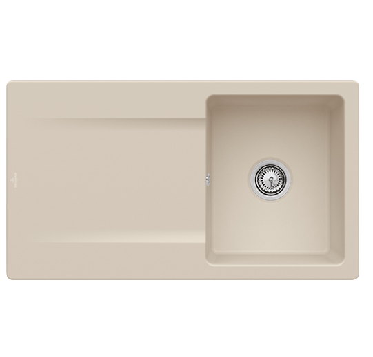 Мойка для кухни Villeroy & Boch Siluet 50 90х51 см керамика almond 333501AM