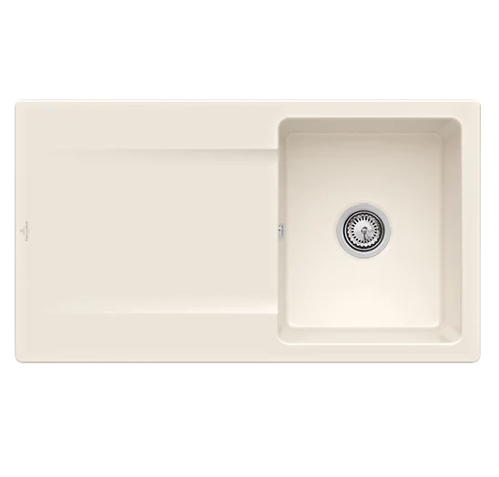 Мойка для кухни Villeroy & Boch Siluet 50 90х51 см керамика сrema 333501KR