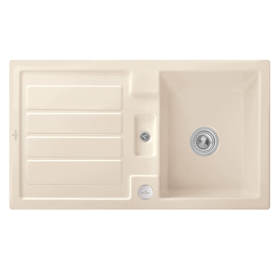Мойка для кухни Villeroy & Boch Flavia 50 90х51 см керамика crema 330502KR