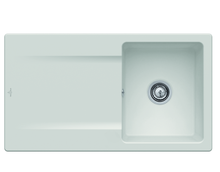 Мийка для кухні Villeroy & Boch Siluet 50 90х51 см кераміка steam 333501SM
