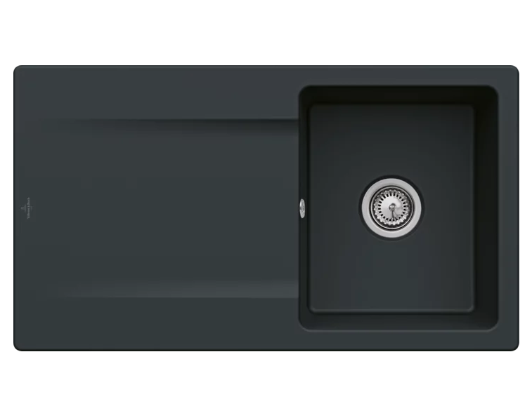 Мойка для кухни Villeroy & Boch Siluet 50 90х51 см керамика ebony 333501S5