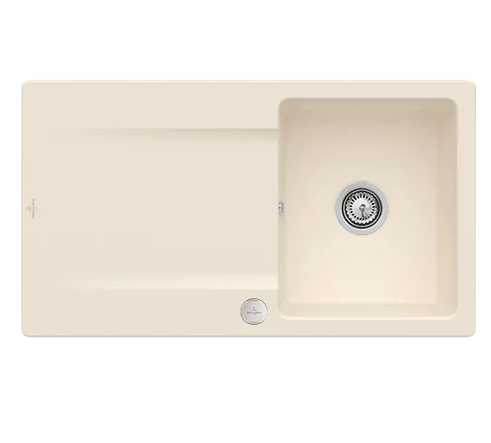 Мойка для кухни Villeroy & Boch Siluet 50 90х51 см керамика ivory 333502FU