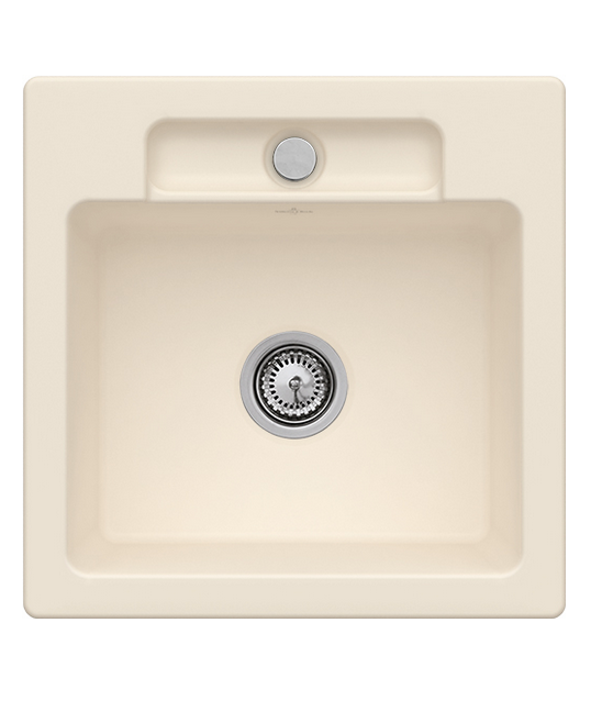 Мойка для кухни Villeroy & Boch Siluet 50 S 51х51 см керамика ivory 334501FU