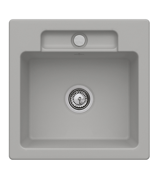 Мийка для кухні Villeroy & Boch Siluet 50 S 51х51 см кераміка fossil 334501KD