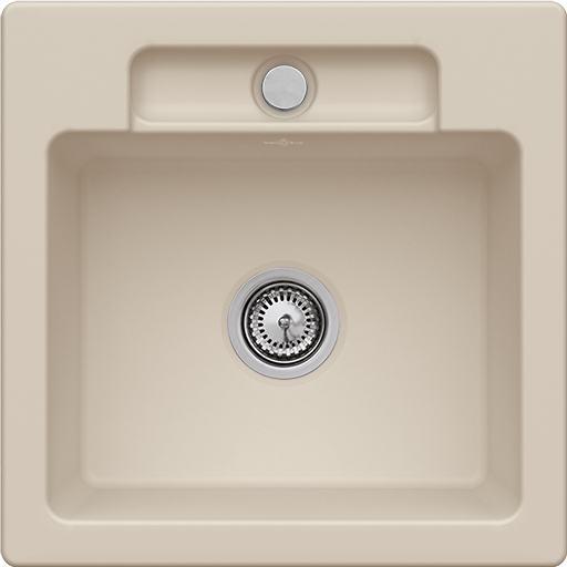 Мийка для кухні Villeroy & Boch Siluet 50 S 51х51 см кераміка almond 334501AM