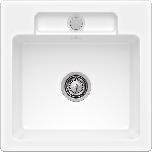 Мойка для кухни Villeroy & Boch Siluet 50 S 51х51 см керамика snow white 334501KG