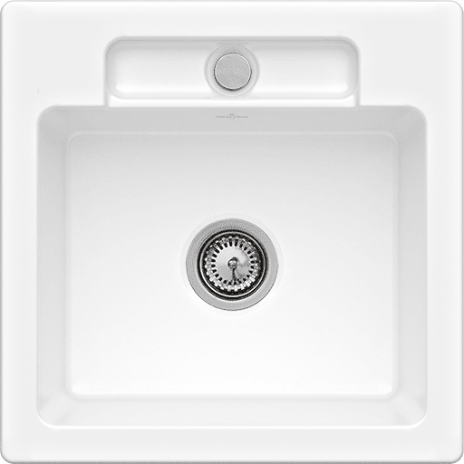 Мойка для кухни Villeroy & Boch Siluet 50 S 51х51 см керамика snow white 334501KG