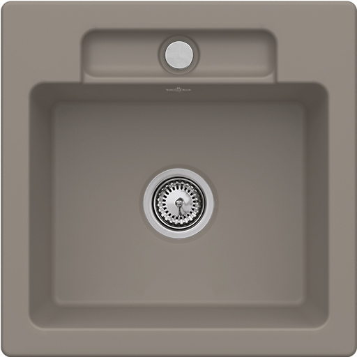 Мойка для кухни Villeroy & Boch Siluet 50 S 51х51 см керамика timber 334501TR