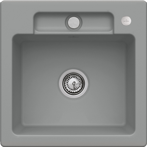 Мойка для кухни Villeroy & Boch Siluet 50 S 51х51 см керамика stone 334502SL