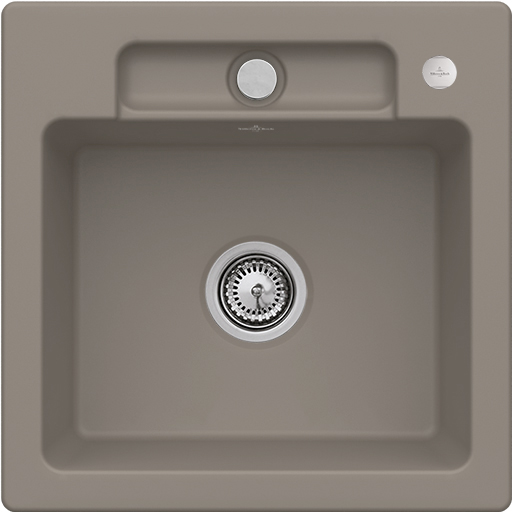 Мийка для кухні Villeroy & Boch Siluet 50 S 51х51 см кераміка timber 334502TR