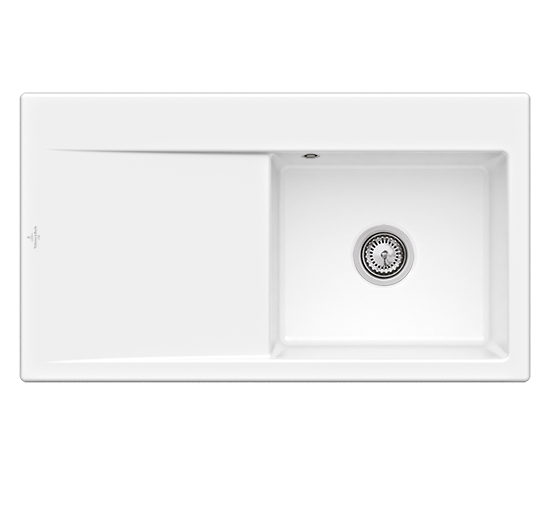 Мийка для кухні Villeroy & Boch Subway Style 50 90х51 см чаша справа кераміка white alpin 335102R1