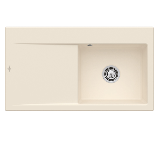 Мийка для кухні Villeroy & Boch Subway Style 50 90х51 см чаша справа кераміка ivory 335102FU