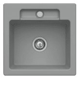 Мойка для кухни Villeroy & Boch Siluet 50 S 51х51 см керамика stone 334501SL