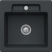 Мойка для кухни Villeroy & Boch Siluet 50 S 51х51 см керамика ebony 334501S5