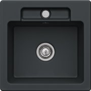 Мойка для кухни Villeroy & Boch Siluet 50 S 51х51 см керамика ebony 334501S5