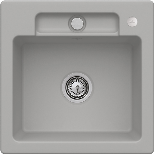 Мийка для кухні Villeroy & Boch Siluet 50 S 51х51 см кераміка fossil 334502KD