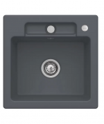 Мийка для кухні Villeroy & Boch Siluet 50 S 51х51 см кераміка ebony 334502S5