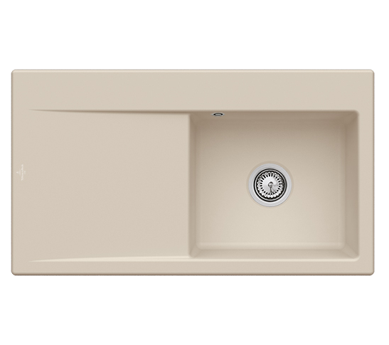Мийка для кухні Villeroy & Boch Subway Style 50 90х51 см чаша справа кераміка almond 335101AM