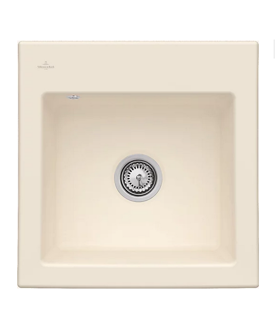 Мойка для кухни Villeroy & Boch Subway 50 S 52,5х51 см керамика ivory 331501FU