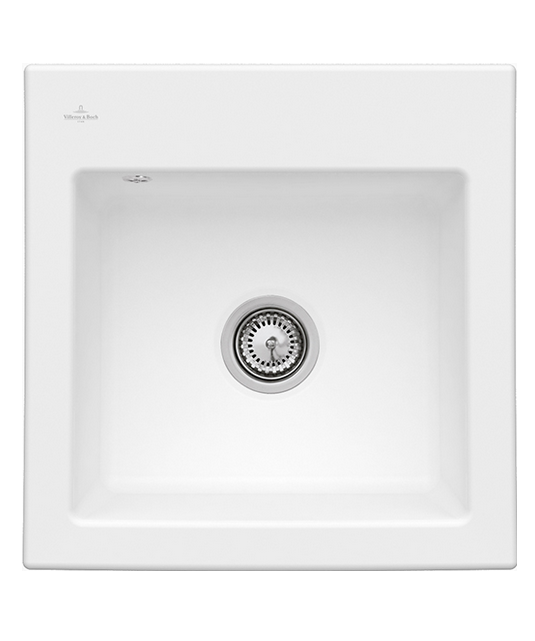 Мийка для кухні Villeroy & Boch Subway 50 S 52,5х51 см кераміка stone white 331501RW