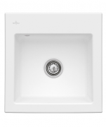 Мойка для кухни Villeroy & Boch Subway 50 S 52,5х51 см керамика stone white 331501RW